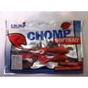 CHOMP SQUID SOFTBAIT, PINK/WHITE, 5" (130mm), 11 GRAMS, 2P/BAG TRIAL PACK